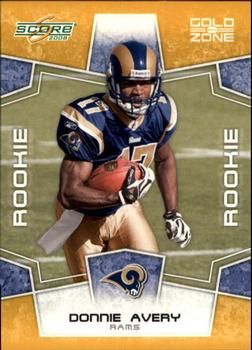 2008 Score - Gold Zone #356 Donnie Avery Front