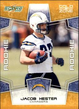 2008 Score - Gold Zone #382 Jacob Hester Front