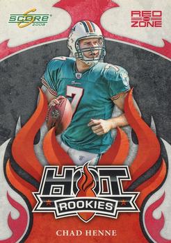2008 Score - Hot Rookies Red Zone #HR-2 Chad Henne Front