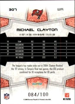 2008 Score - Red Zone #307 Michael Clayton Back