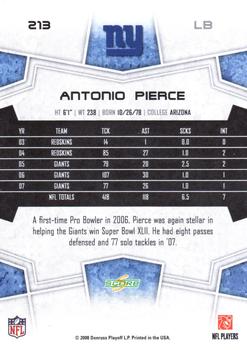 2008 Score - Super Bowl XLIII #213 Antonio Pierce Back