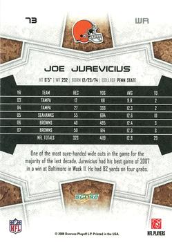 2008 Score - Super Bowl XLIII #73 Joe Jurevicius Back
