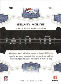 2008 Score - Super Bowl XLIII #90 Selvin Young Back