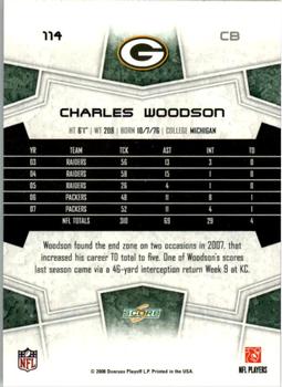 2008 Score - Super Bowl XLIII #114 Charles Woodson Back