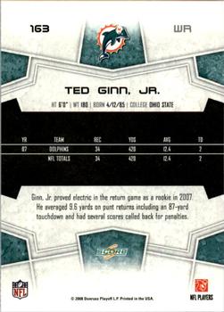 2008 Score - Super Bowl XLIII #163 Ted Ginn Jr. Back