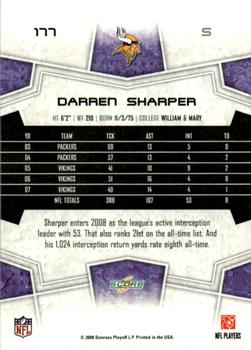 2008 Score - Super Bowl XLIII #177 Darren Sharper Back