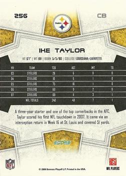 2008 Score - Super Bowl XLIII #256 Ike Taylor Back