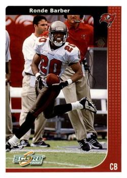 2002 Score #231 Ronde Barber Front