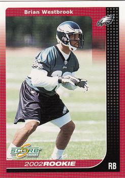 2002 Score #292 Brian Westbrook Front
