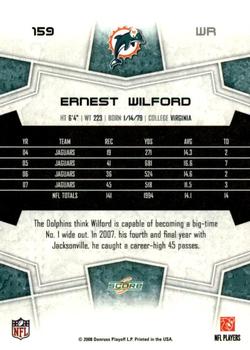 2008 Score - Super Bowl XLIII Black #159 Ernest Wilford Back