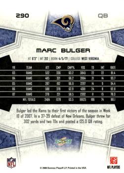 2008 Score - Super Bowl XLIII Black #290 Marc Bulger Back