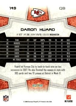 2008 Score - Super Bowl XLIII Blue #149 Damon Huard Back