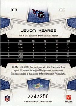 2008 Score - Super Bowl XLIII Light Blue Glossy #313 Jevon Kearse Back