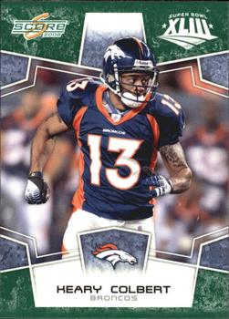 2008 Score - Super Bowl XLIII Green #87 Keary Colbert Front