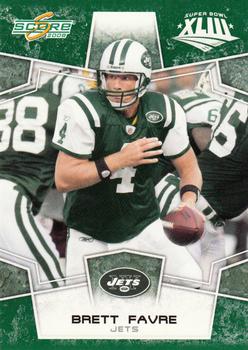 2008 Score - Super Bowl XLIII Green #106 Brett Favre Front