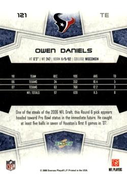 2008 Score - Super Bowl XLIII Green #121 Owen Daniels Back