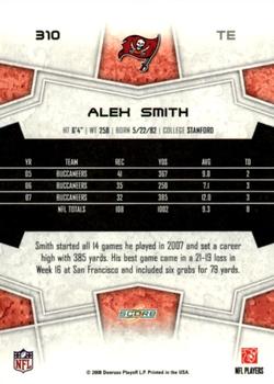 2008 Score - Super Bowl XLIII Green #310 Alex Smith Back