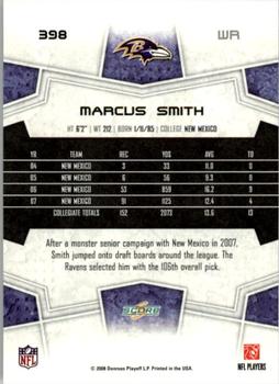 2008 Score - Super Bowl XLIII Green #398 Marcus Smith Back