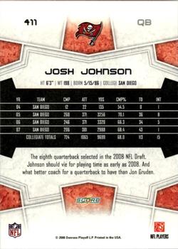 2008 Score - Super Bowl XLIII Green #411 Josh Johnson Back