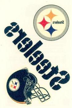2008 Score - Donruss Team Logo Decals #NNO Pittsburgh Steelers Front