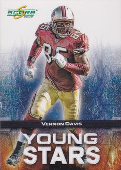 2008 Score - Young Stars Glossy #YS-8 Vernon Davis Front
