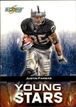 2008 Score - Young Stars Glossy #YS-16 Justin Fargas Front