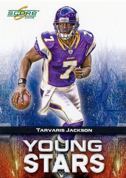 2008 Score - Young Stars Glossy #YS-17 Tarvaris Jackson Front