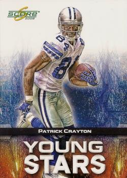 2008 Score - Young Stars Glossy #YS-20 Patrick Crayton Front