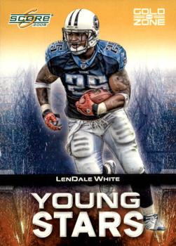 2008 Score - Young Stars Gold Zone #YS-9 LenDale White Front