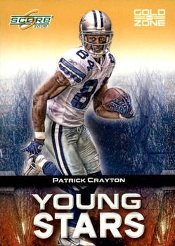2008 Score - Young Stars Gold Zone #YS-20 Patrick Crayton Front
