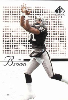 2002 SP Authentic #17 Tim Brown Front