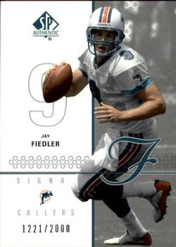 2002 SP Authentic #122 Jay Fiedler Front