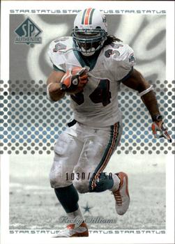 2002 SP Authentic #143 Ricky Williams Front