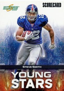 2008 Score - Young Stars Scorecard #YS-6 Steve Smith Front