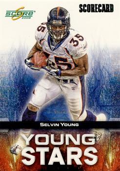 2008 Score - Young Stars Scorecard #YS-12 Selvin Young Front