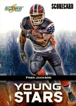 2008 Score - Young Stars Scorecard #YS-19 Fred Jackson Front