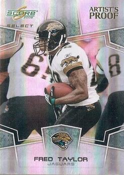 2008 Score Select - Artist's Proof #139 Fred Taylor Front