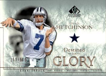 2002 SP Legendary Cuts #126 Chad Hutchinson Front