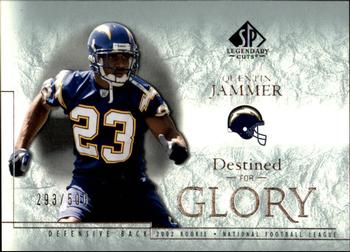 2002 SP Legendary Cuts #142 Quentin Jammer Front