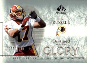 2002 SP Legendary Cuts #162 Cliff Russell Front