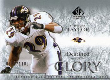 2002 SP Legendary Cuts #161 Chester Taylor Front