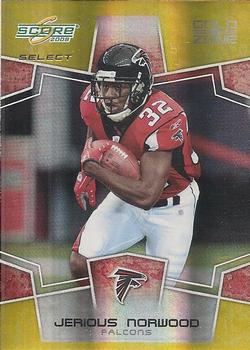 2008 Score Select - Gold Zone #11 Jerious Norwood Front
