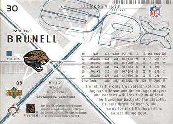 2002 SPx #30 Mark Brunell Back