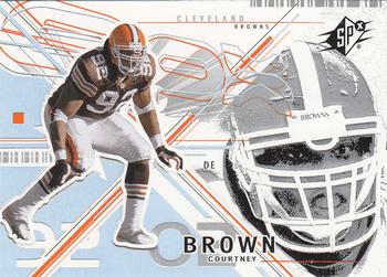 2002 SPx #18 Courtney Brown Front