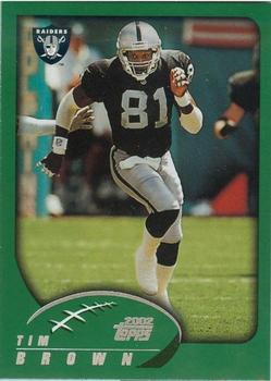 2002 Topps #164 Tim Brown Front