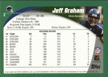 2002 Topps #2 Jeff Graham Back