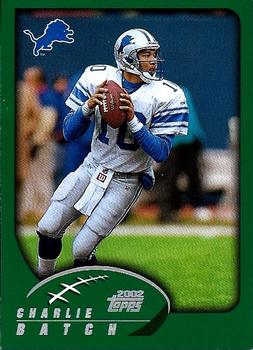 2002 Topps #16 Charlie Batch Front