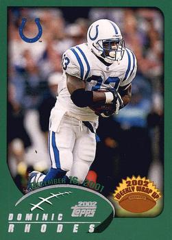 2002 Topps #304 Dominic Rhodes Front