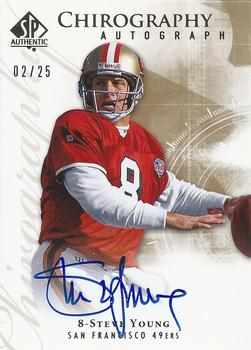 2008 SP Authentic - Chirography Gold #CH-SY Steve Young Front