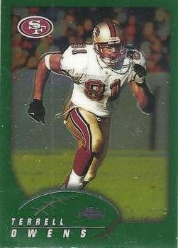 2002 Topps Chrome #25 Terrell Owens Front